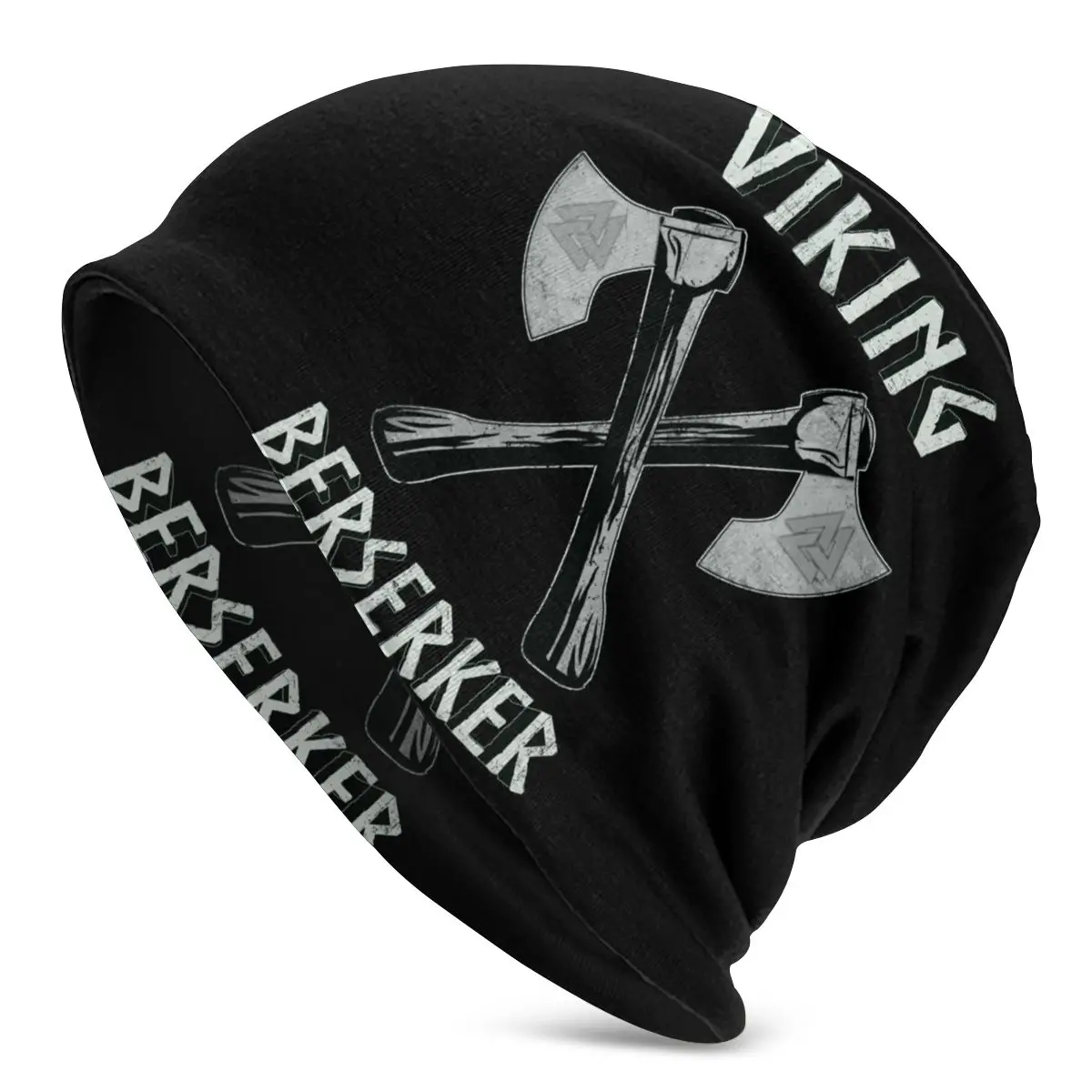 

Bonnet Hats hip hop Adult Men's Knit Hat Viking Berserker Vikings hats Cool Graphic Unisex R339 Knitting Hat