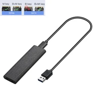 m2 nvme ssd to usb 3 1 case dual protocol 10gbps m 2 nvme ssd enclosure hdd box m2 nvme pciengff sata adapter for m 2 ssd box