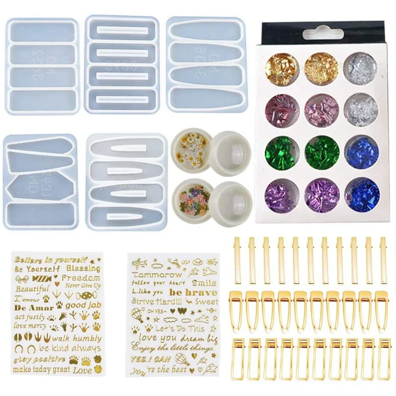 Заколка для волос полимерная форма заколка силиконовая сделай сам ювелирная