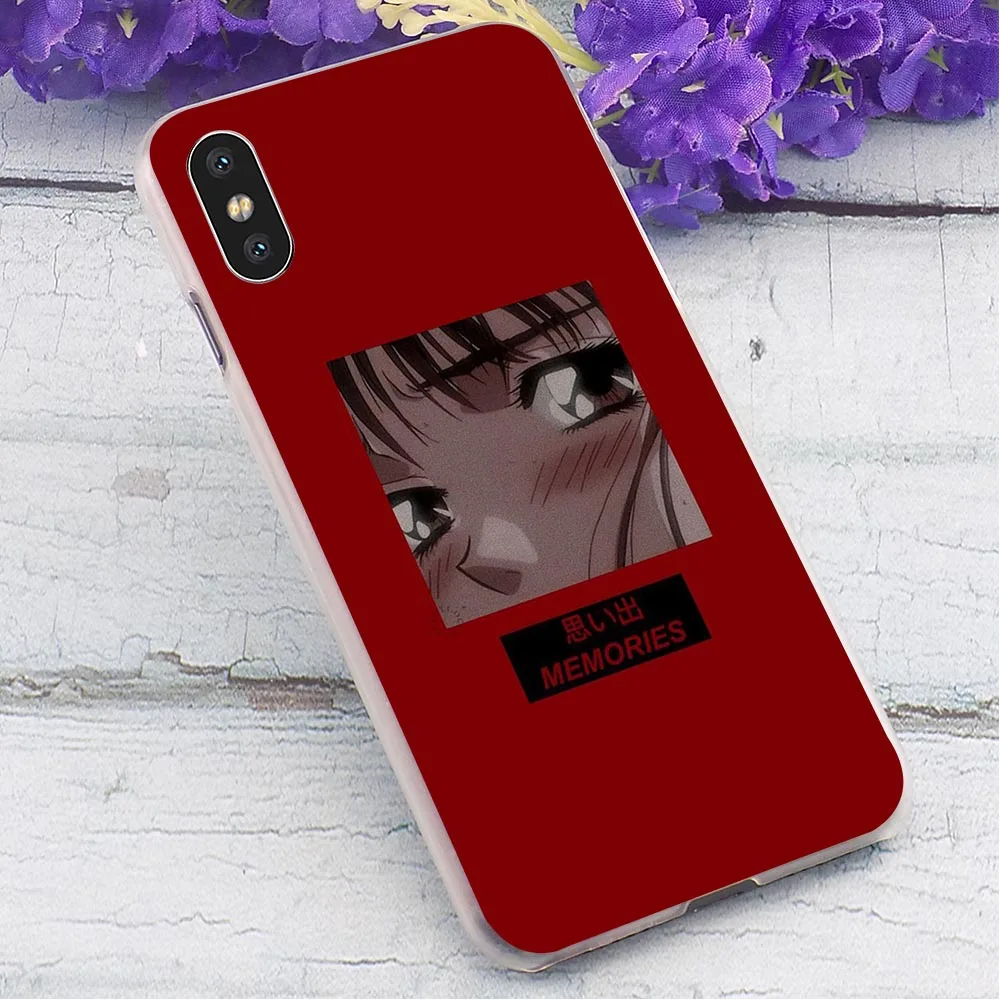 Hybrid Anime Teenage girl animation Phone Case For iPhone 5 Cover 5S SE 6 6S/6 6S Plus 7 8/7 8 X XS XR Xs Max Hard | Мобильные