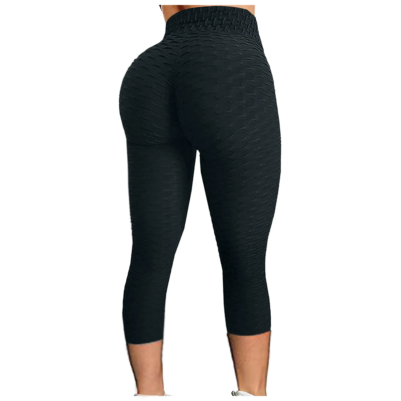 

Seamless Leggings Sexy Neon Push Up Workout Bubble Ninth Pants Ladies Fitness Gym Leggins Mujer Sports Pants