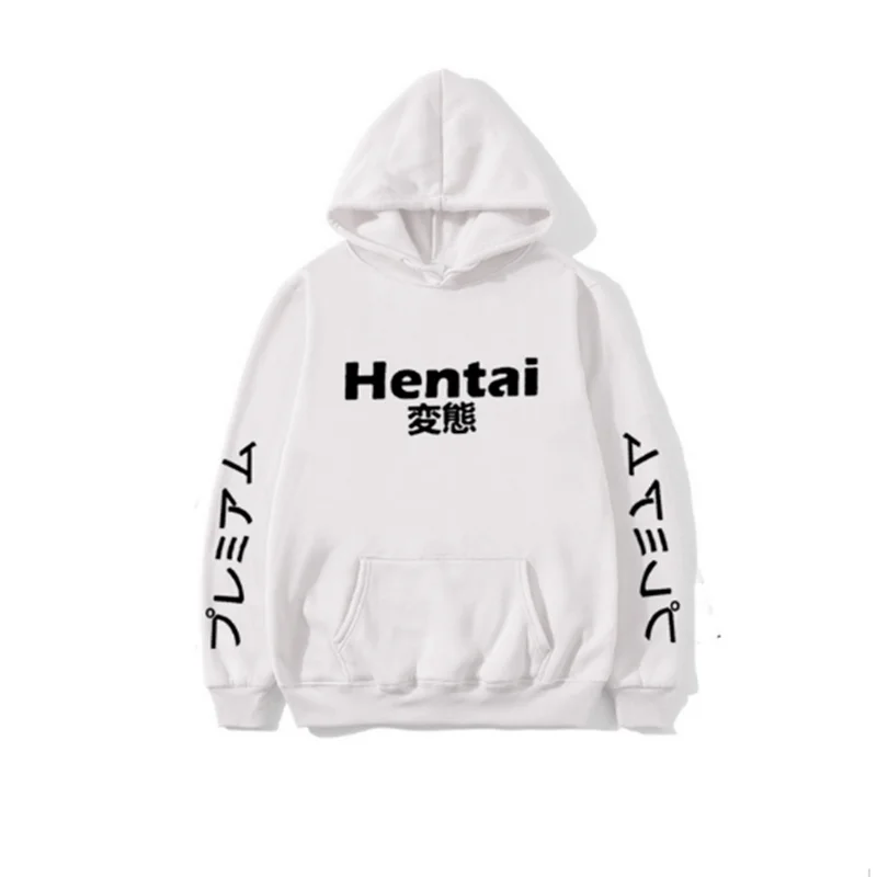 Толстовка с капюшоном Японская уличная одежда Hentai толстовка разных цветов для