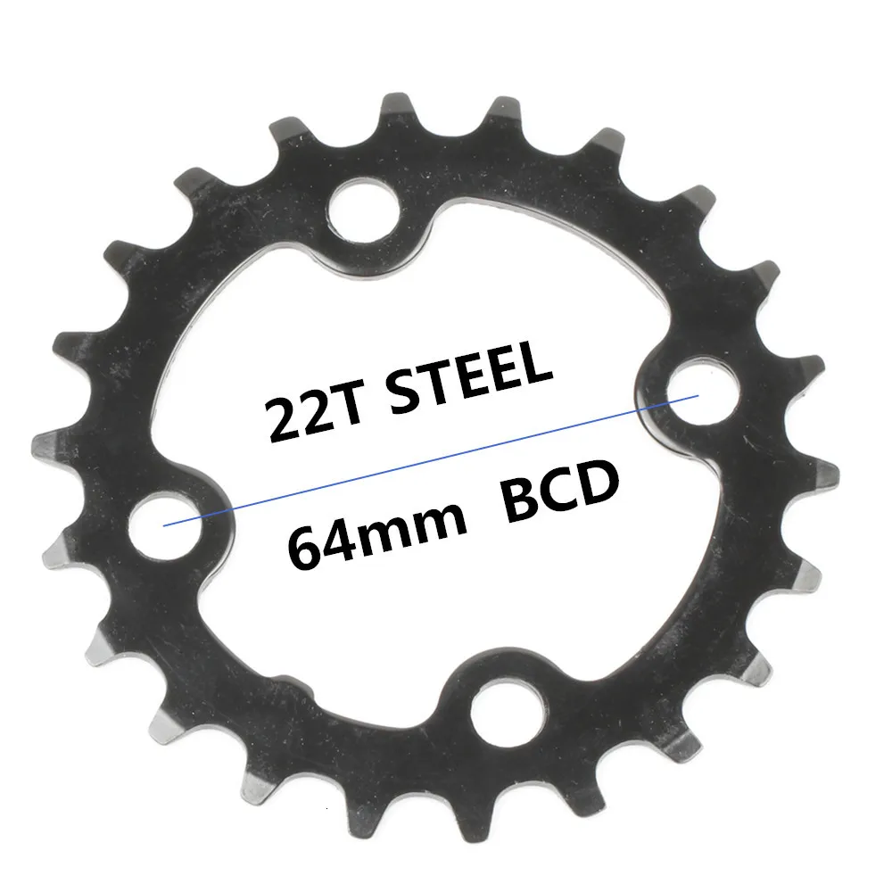Круглая цепь MTB горный велосипед 104BCD 22T 24T 32T 34T 38T 42T 44T шатуны стали алюминиевый сплав зубная пластина запчасти