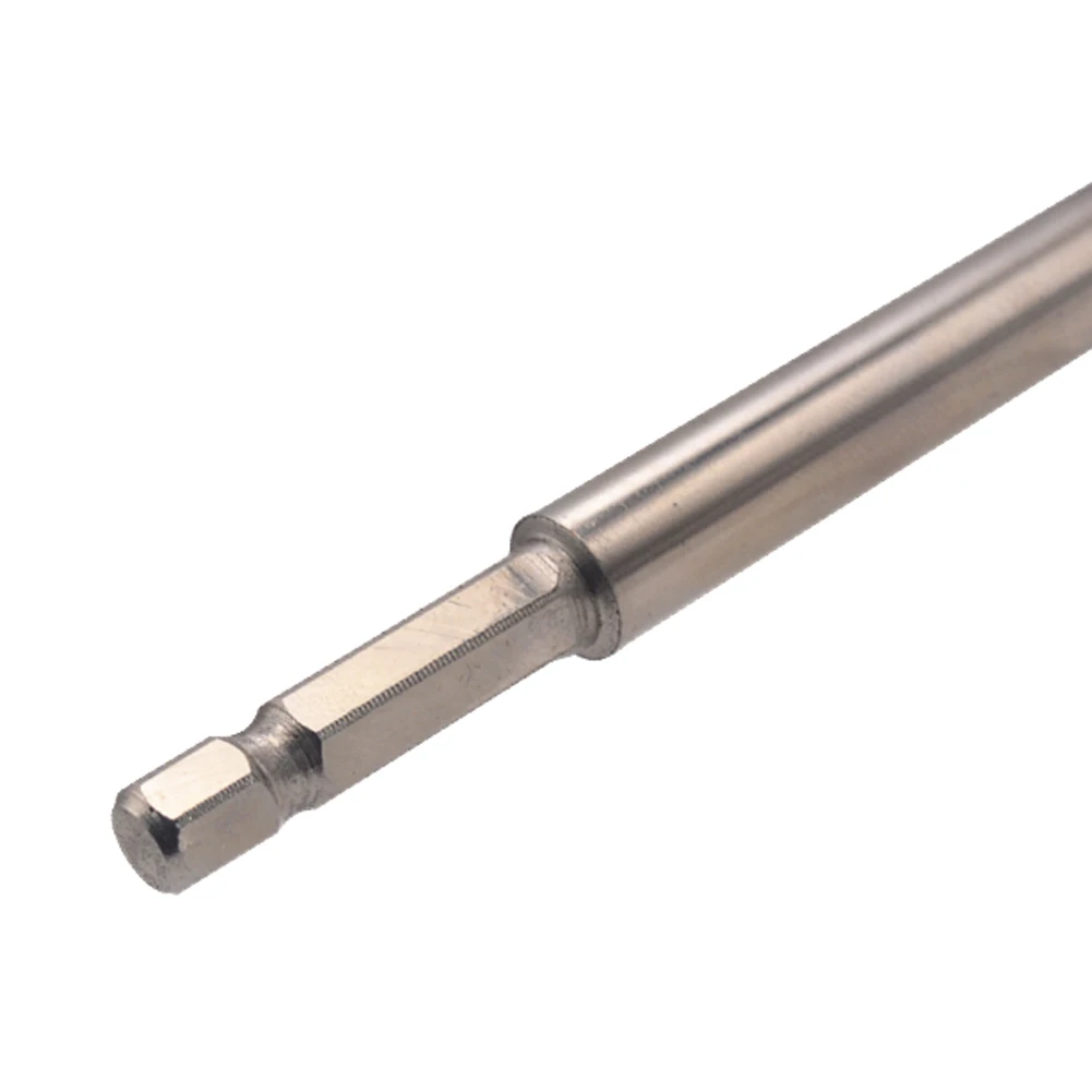 

Shank Extension rod Silver 1pc 1/4\" Quick Release Screwdriver Holder 300mm