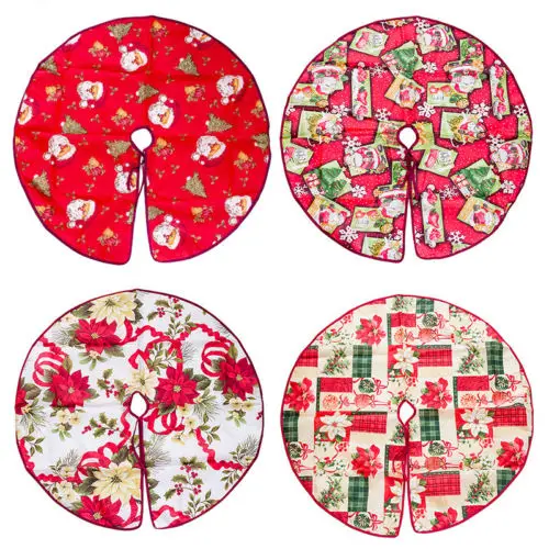 Красивая юбка на рождественскую елку базовый напольный коврик фартук цветочное