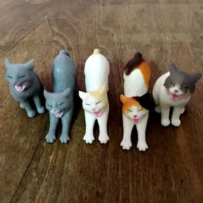 

PVC figure Doll model toy cats 5pcs/set