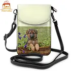 Сумка через плечо для щенков немецкой овчарки, кожаная сумка для щенков немецкой овчарки, женские сумки через плечо, кошелек