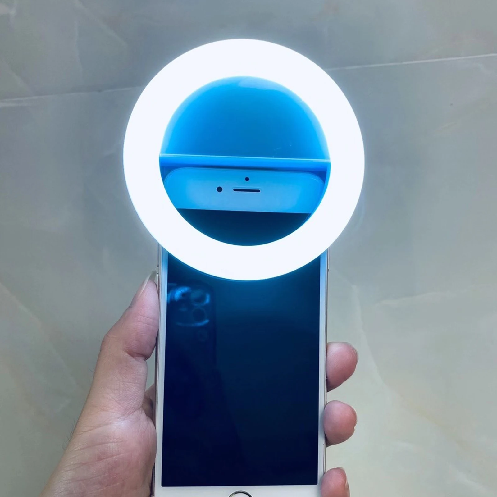 Цветная (RGB) Универсальная светодиодная вспышка для 4 режима Кольцевая света