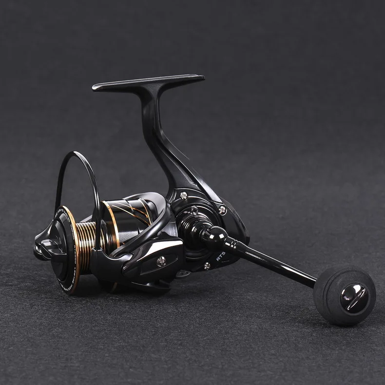 

Spinning Fishing Reel 14LBS Drag 13+1BB 5.5:1 Metal Spinning Wheel Fish Tools With Extra Spool 1000-3000 Series