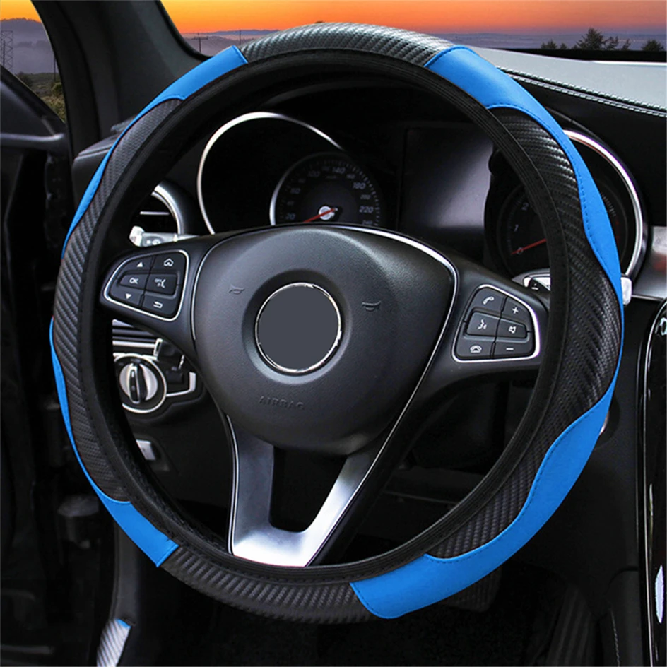 Универсальный кожаный чехол рулевого колеса автомобиля для Mitsubishi Lancer Outlander ASX