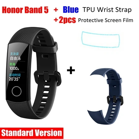 Умный Браслет Huawei Honor Band 5, Оксиметр кислорода в крови, Honor Band 4, сенсорный экран, пульсометр, Кнопка сна, глобальная версия - Цвет: Package 11