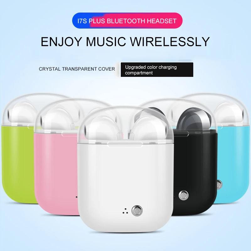 

New Wireless Earphones Bluetooth 5.0 Earphone TWS HIFI Mini In-ear Sports Running Headset Support iOS/Android Phones HD Call