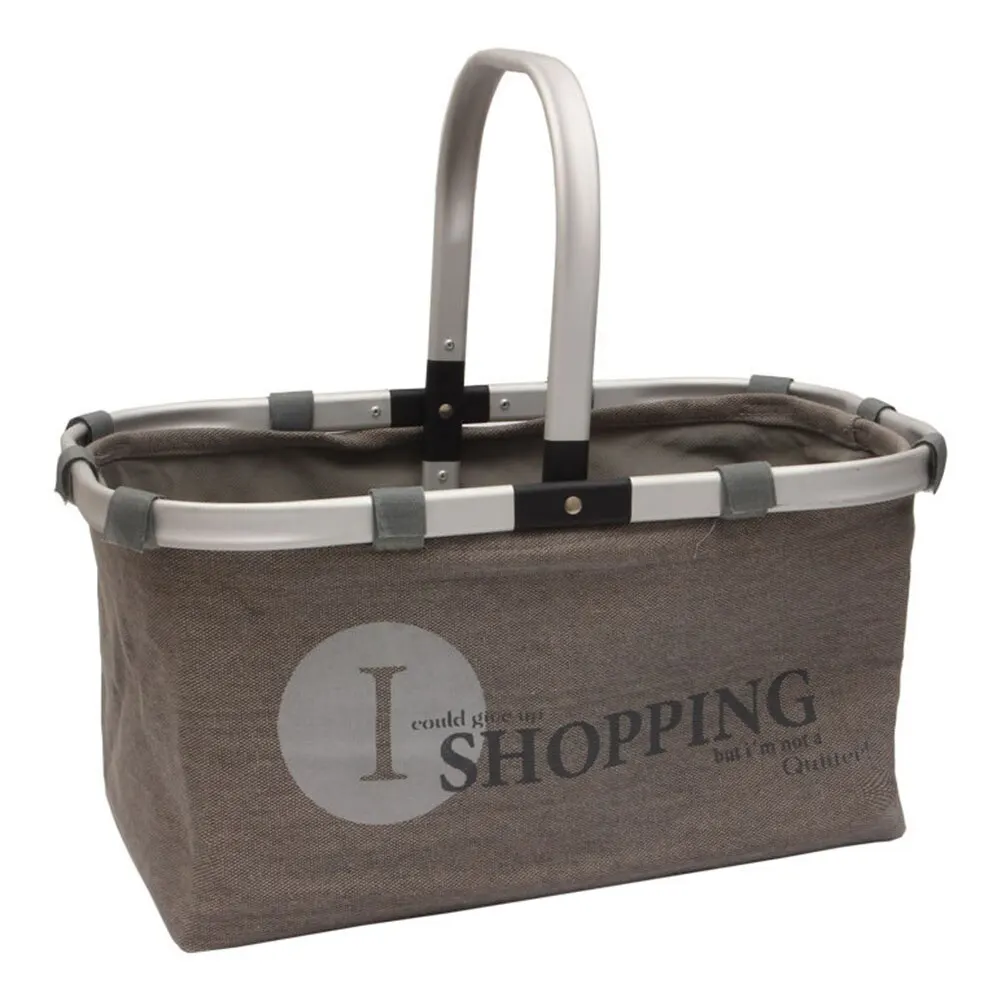 Складная Экологичная корзина для покупок складная сумка с алюминиевой рамой