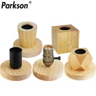 220V 110V Фотофон в ретро стиле с изображением деревянного настольная лампа E27 гнездо Винтаж настольная лампа базовый держатель прикроватная лампа для Спальня Гостиная украшения