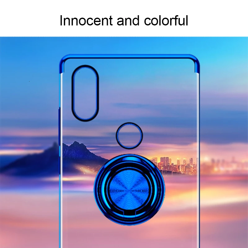 Чехол для телефона Xiaomi mi 8 Lite 8se 9 Red Note 6 7 Pro Адсорбция прозрачный автомобильный