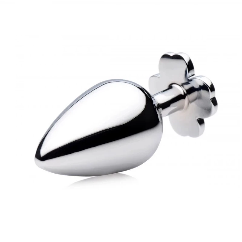 Small medium large set huge four leaf cover Metal Anal plug jewelry butt beads dildo insert BDSM vaginal Sex toy for men women | Красота и