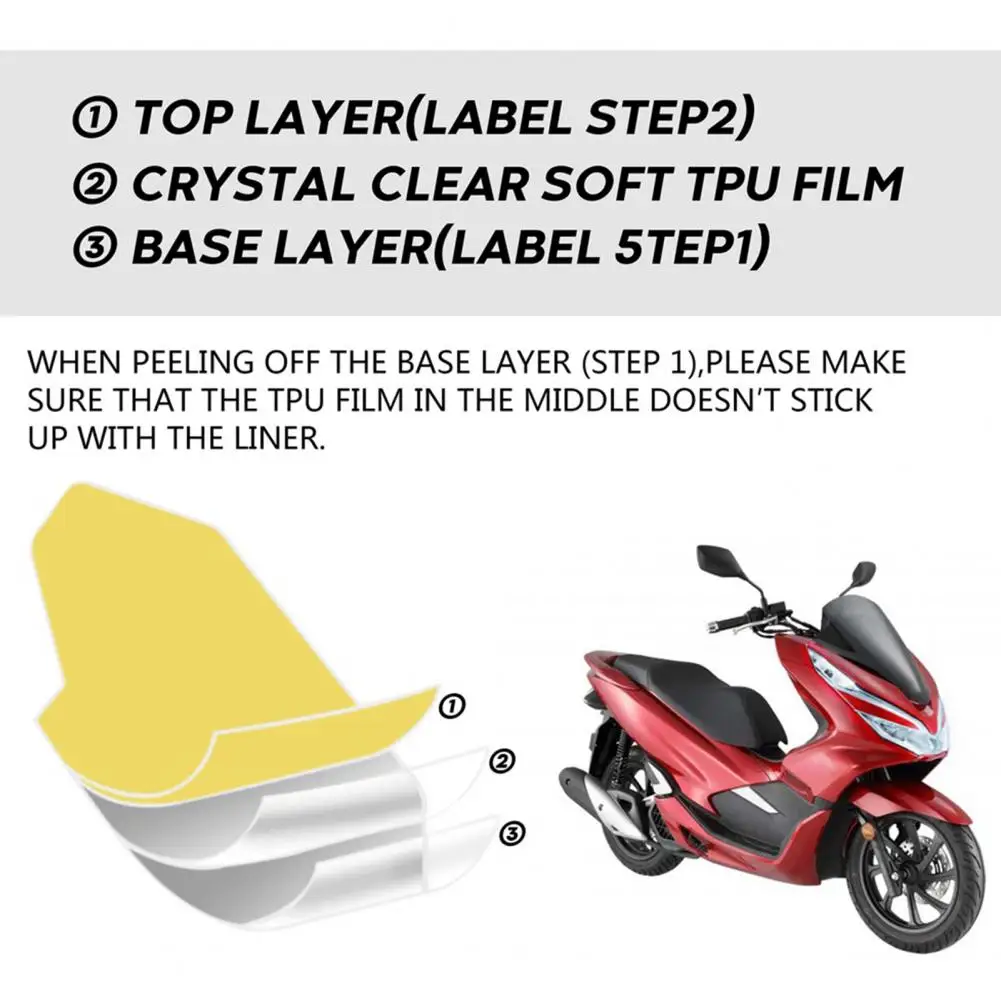 

Protective Film Smooth Heat Resistant Light Weight Speedometer Screen Protector for HONDA PCX150 2018 2019