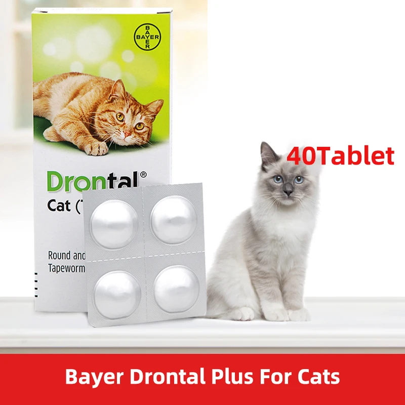 Bayer Drontal Plus для кошек 40 таблеток|Аксессуары собак| |