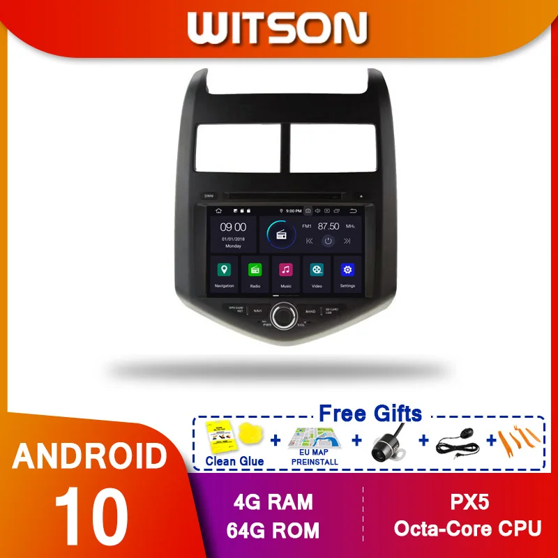 Автомобильный DVD-плеер WITSON Android 10 Octa core PX5 для CHEVROLET CAPTIVA 2012-2013 IPS экран 4 ГБ ОЗУ 64 Гб