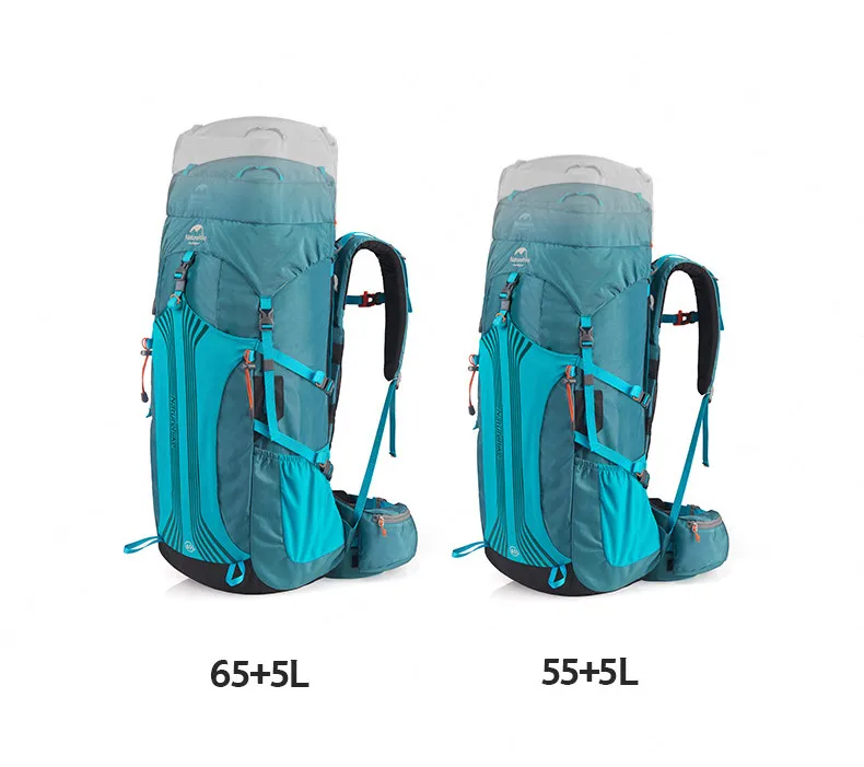 Naturehike 55Л 65л рюкзак походный рюкзак Открытый Кемпинг Профессиональный альпинистский мешок с подвеской системы спортивный BagNH16Y065-Q