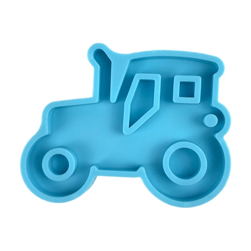 

Car Series Keychain Epoxy Resin Mold Shiny Glossy Tractor Necklace Pendant Silicone Mould DIY Crafts Jewelry Decorations Casting