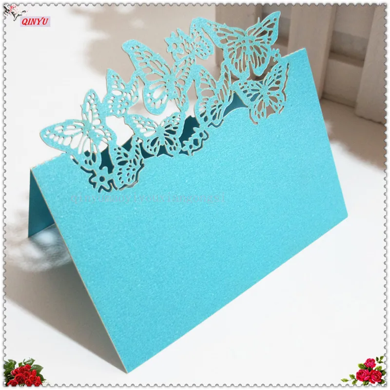 10/50 шт. белые настольные открытки открытые визитки приглашения на свадьбу