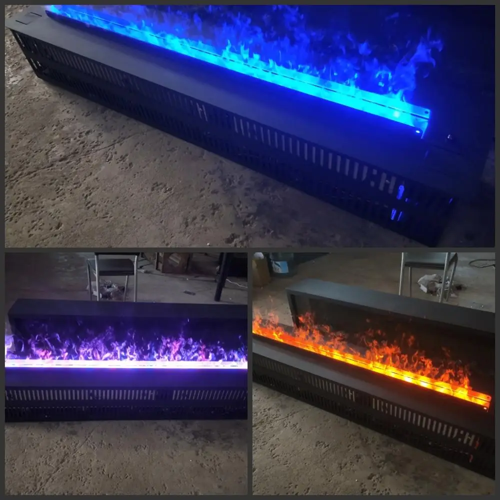 china 1500mm 3D water steam electric fireplace with 3 colors changing | Fireplaces