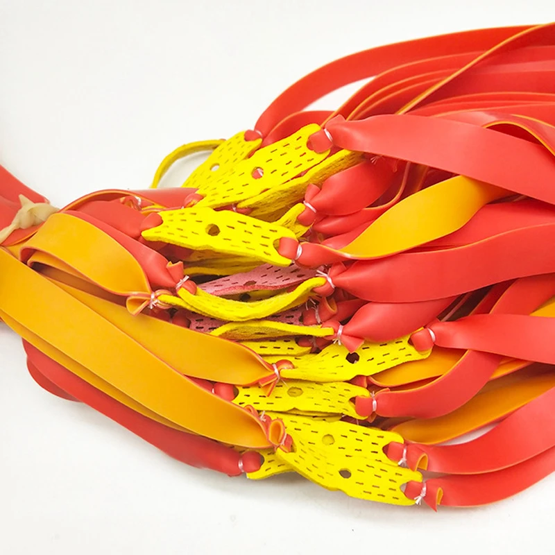 4/8 шт. плоская кожаная Рогатка использованная Резиновая лента кожа толщина 1 2 мм