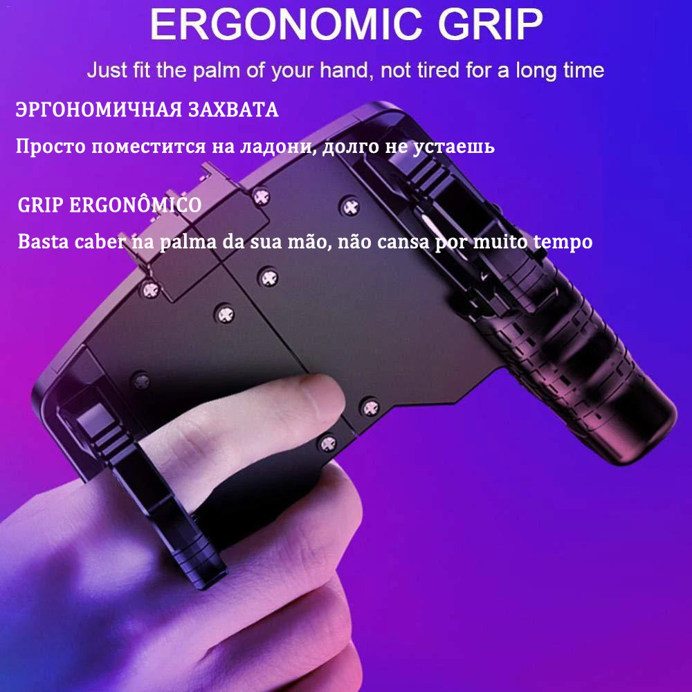 pubg controller control for phone gamepad joystick android iphone trigger free fire mobile game pad pupg hand cellphone gaming free global shipping