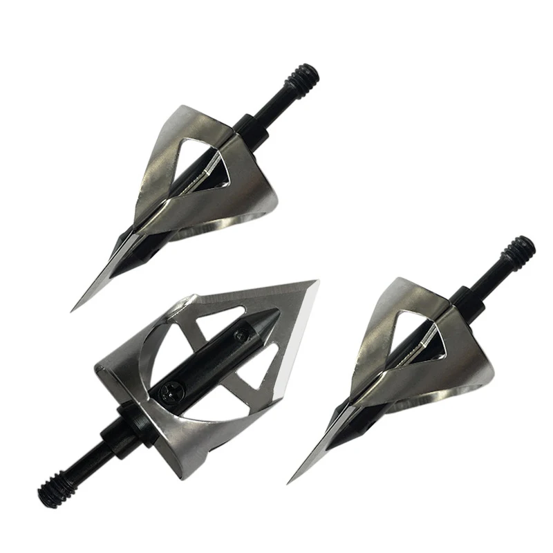 

3PCS 100 Grains Broadheads Circle Blade Arrowhead Tips Point Archery Target Bow For Shooting Hunting Accessories Arrow Head
