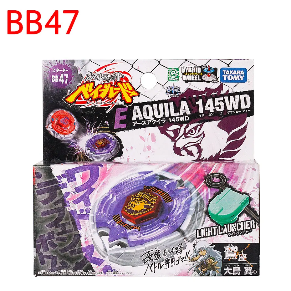 TAKARA TOMY JAPAN BEYBLADE METAL FUSION BB-47 EARTH EAGLE AQUILA 145WD + пусковое устройство | Игрушки и хобби