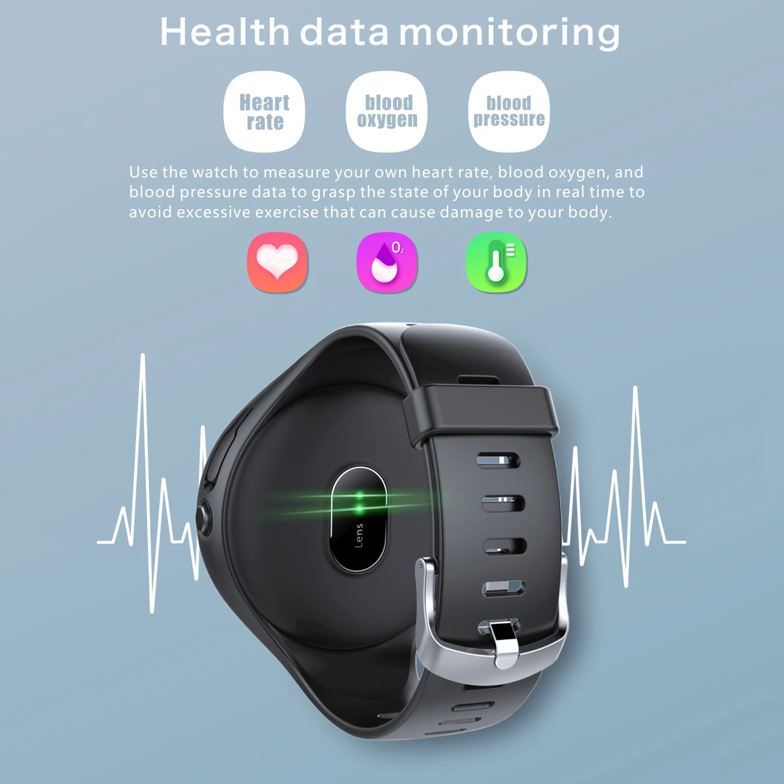 

TWS Smart Watch 2 in 1 Adjustable Bluetooth Headset Bracelet two in one call