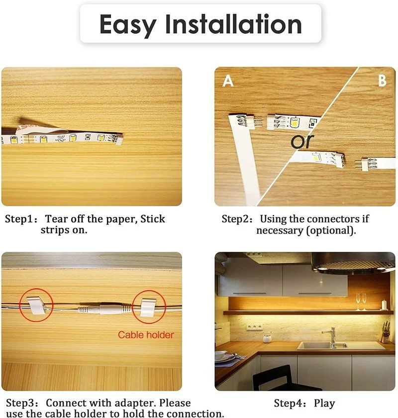 Светодиодная лента светильник в для спальни водонепроницаесветодиодный