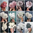 Раскраска по номерам, цветок девочки, уникальный подарок для детей, Раскраска по номерам, портрет, нулевая основа, украшение для дома