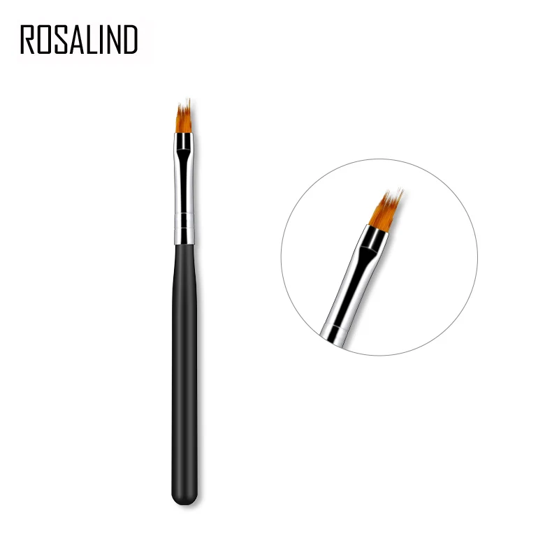 ROSALIND 20 Pcs/Set Nail Brushes for Manicure Design Tool Set 3D Gel Acrylic Liner Pen Art Brush For Nails | Красота и здоровье