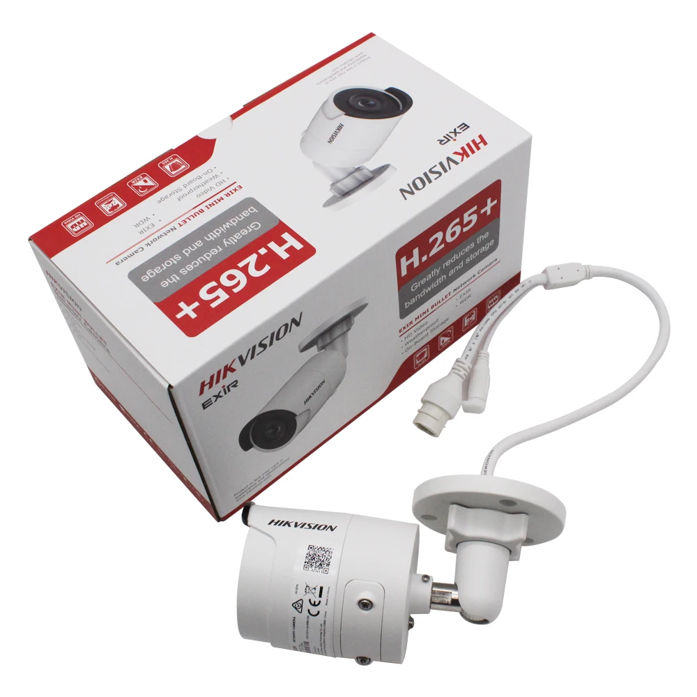 Hikvision 4K сетевая пуля 8MP IP камера DS-2CD2085FWD-I 3D DNR камера безопасности с высоким разрешением 3840*2160