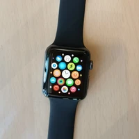 apple iwatch series 3 black cellular 42mm sport smart apple watch