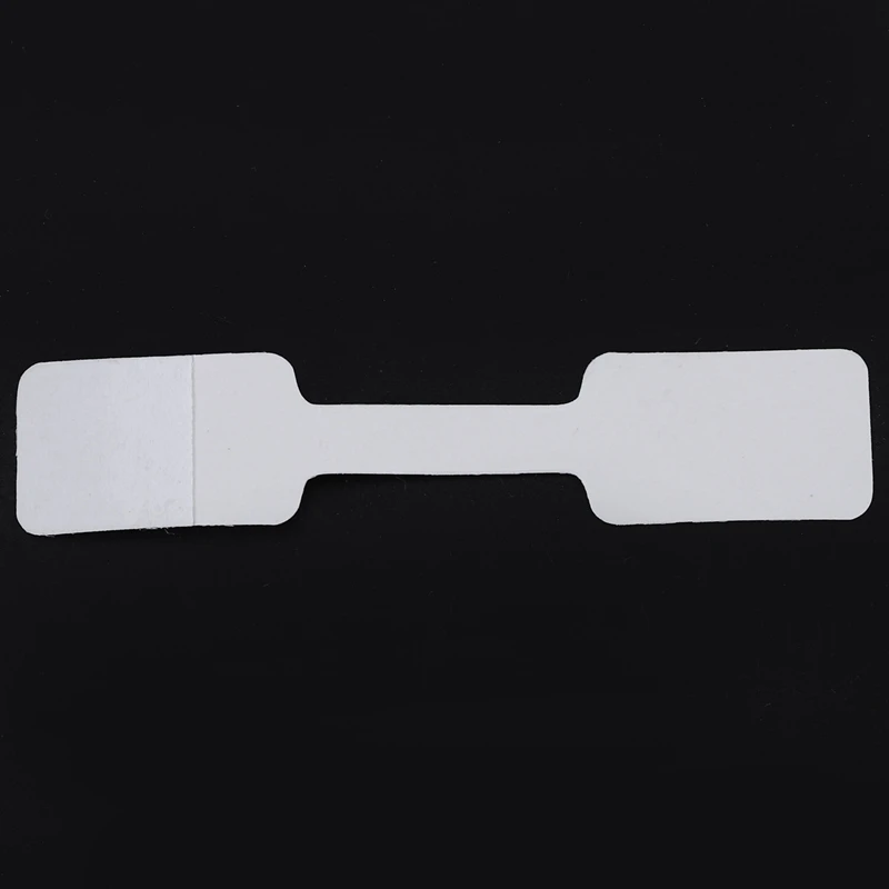 

100pcs Practical Blank Jewelry Sticky Necklace Ring Hang Size Price Label Tags Ring Sticker Display Tags Stickers (Not include R