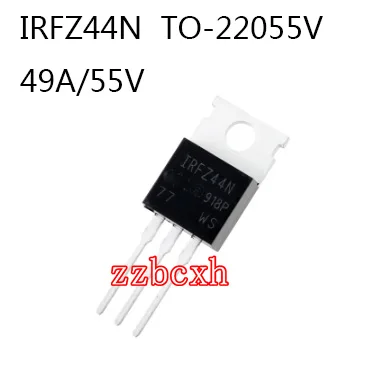 

50PCS/LOT New Original IRFZ44N IRFZ44NPBF 49A 55V TO-220