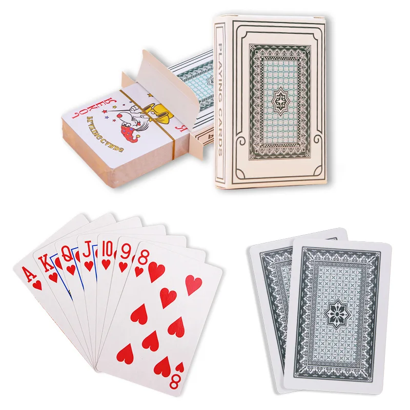 Бумажная коллекция игральных карт набор покерных игрушки для детей взрослых