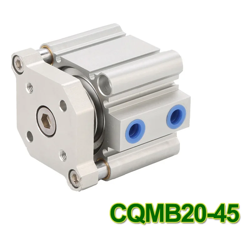 

CQMB20-45 CDQMB20-45 CQM series 20mm bore 45mm stroke compact guide rod cylinder double-acting single rod pneumatic cylinders