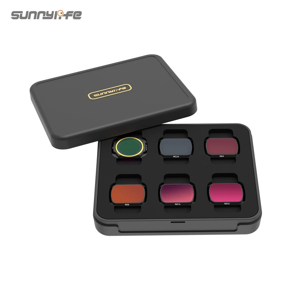 

Sunnylife Lens Filter MCUV Adjustable CPL ND/PL Filters ND16 ND32 ND4-PL ND8-PL for DJI Mavic Air 2