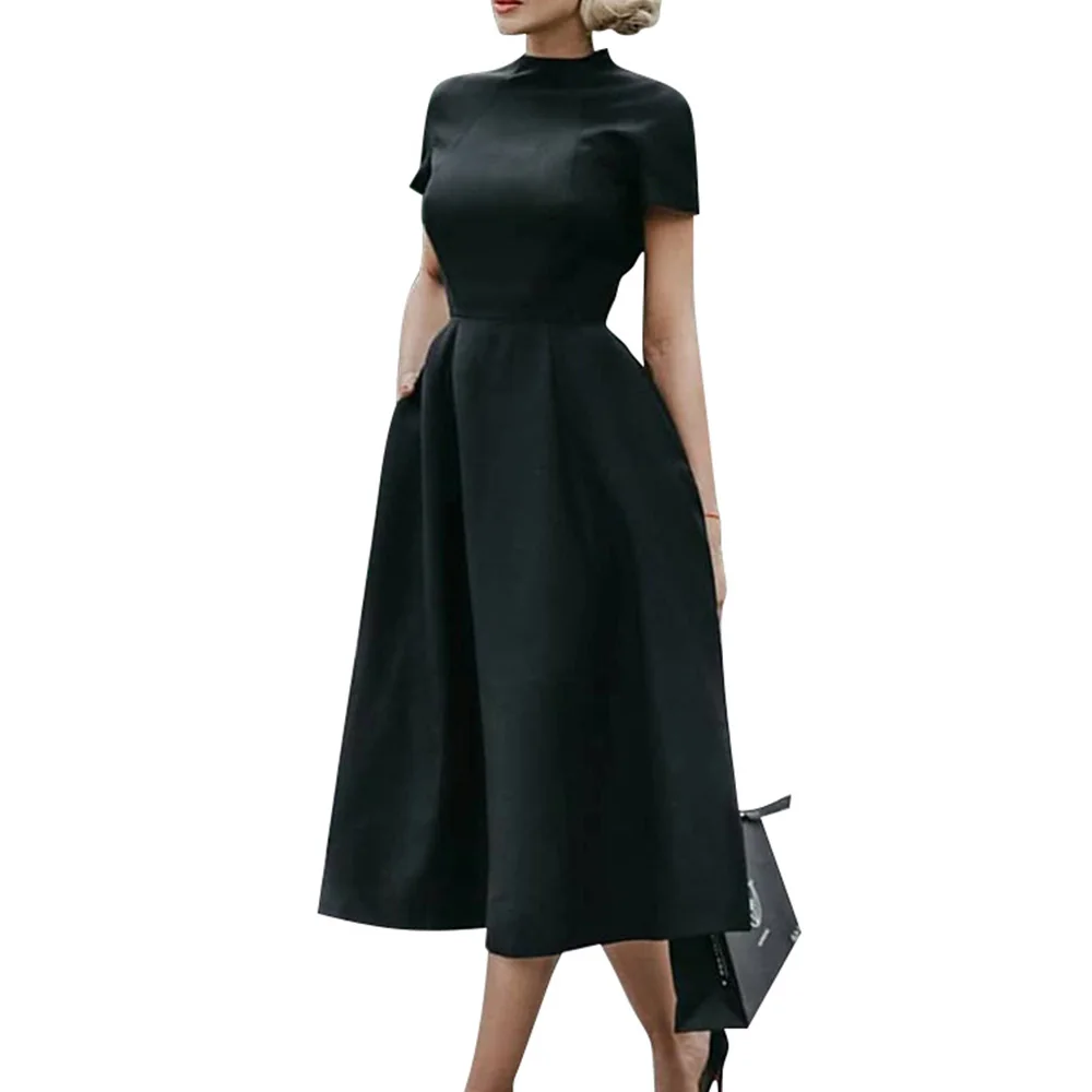 Элегантное женское платье вечерние платья миди 2020 ретро Облегающие расклешенные