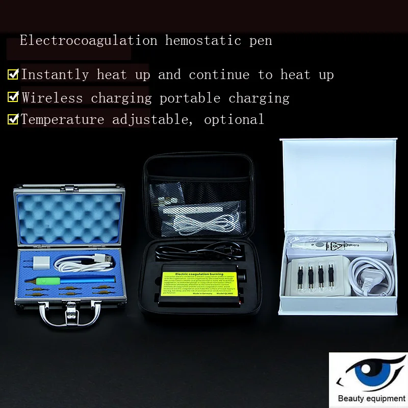 Электрокоагуляционная ручка, офтальмология, косметика, пластиковый инструмент для двойной хирургии век, перезаряжаемый электрокоагулятор... от AliExpress WW