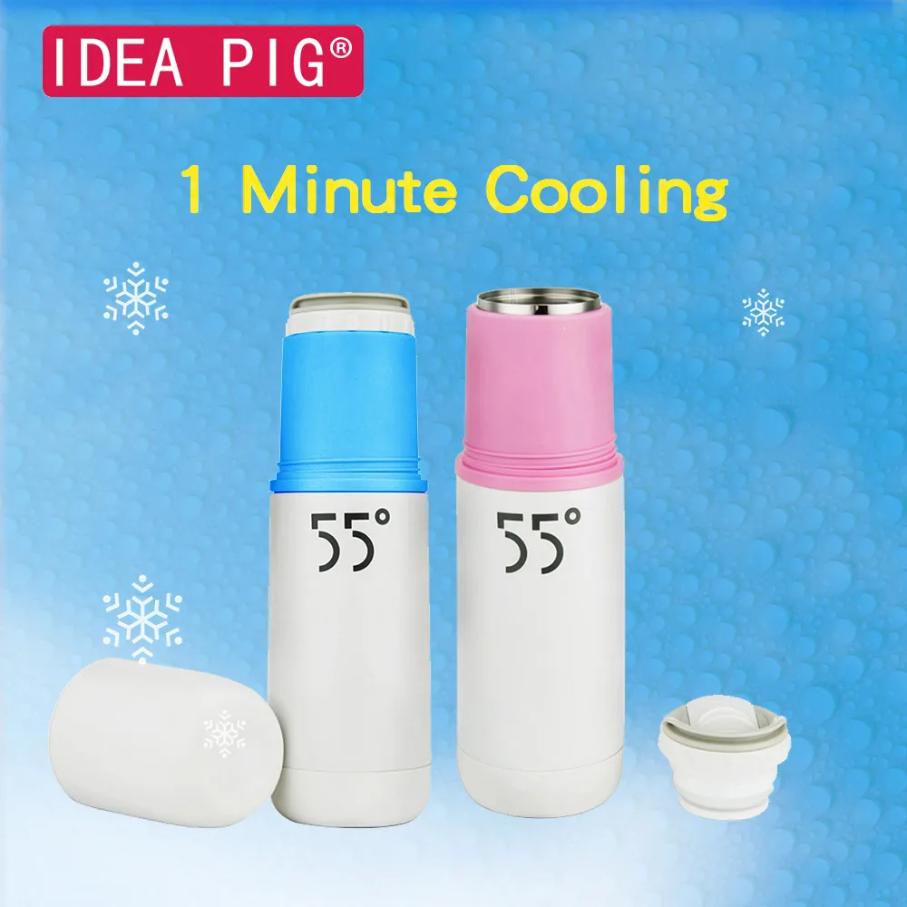 Одна минутная охлаждающая чашка бутылка для воды шейкер термос экологичный