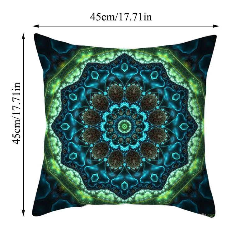 

Geometric Printed Polyester Throw Pillow Cases Soft And Comfortable Multicolor Sofa Cushion Cover Soft Home Decoration