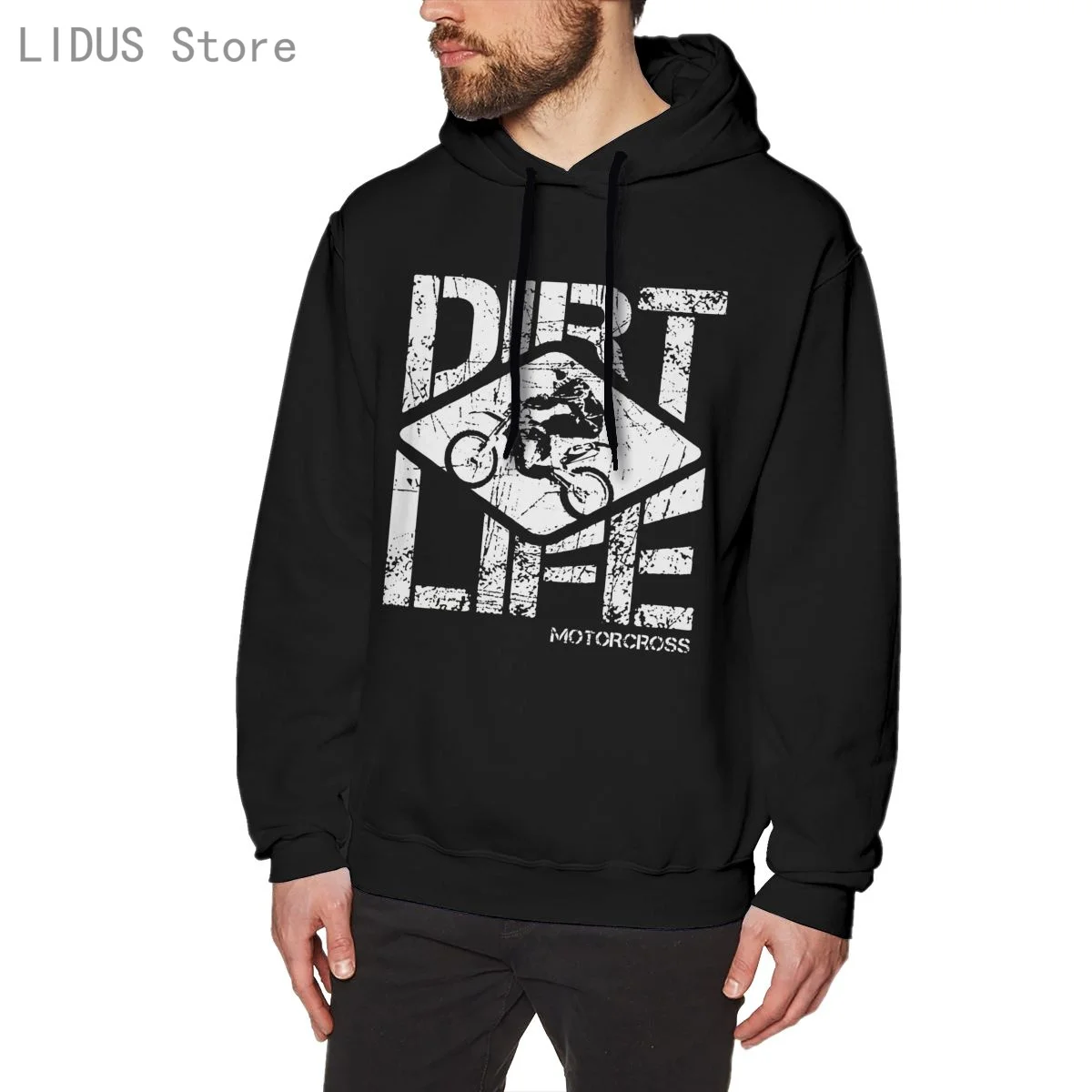 

Dirt Bike Life Motocross Motorcycle Graphic Hoodie Sweatshirts Fashion Harajuku Creativity Streetwear Hoodies