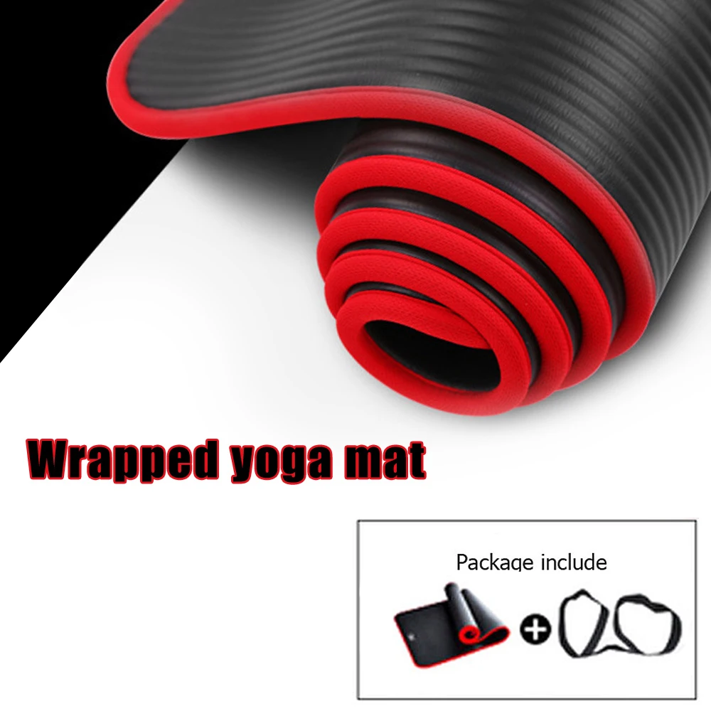 Коврик для йоги TPE 10 мм с позиционной линией коврики фитнеса и гимнастики