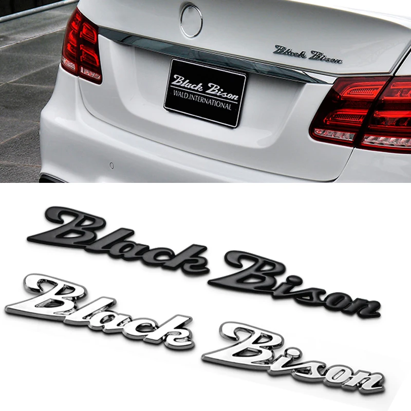 Металлическая 3d-наклейка с эмблемой Бизон для Mercedes Benz AMG E S A B Class C200 C300 W204 W205 W203 W211