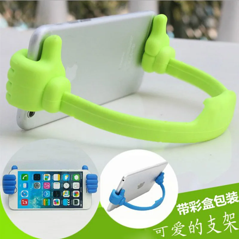 Новый стиль большой палец мобильный телефон кронштейн креативный планшет Палм